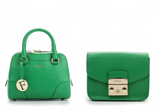 Зеленая сумка Furla