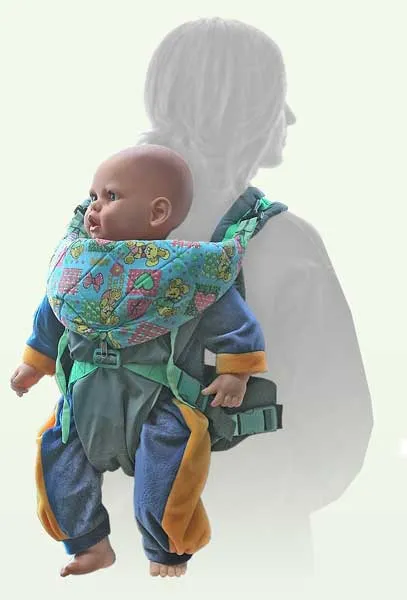 Положение за спиной лицом от себя