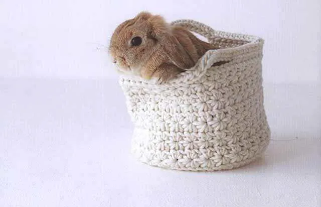 Корзинка Круглая С Рухками Шема