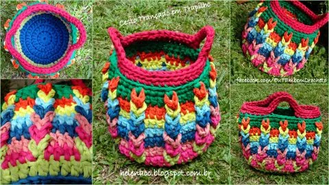 Планы для вязания корзин крючком